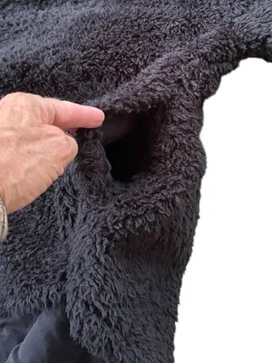 Lululemon Warmth Restore Sherpa Funnel Neck Pullover Black Size thumbnail 10