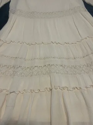 American Eagle Outfitters Cream Scoop-Neck dress thumbnail 3