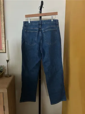 Madewell The Curvy Longline Straight Crop Jeans in Marina Blue Wash NWT Size 29 thumbnail 8