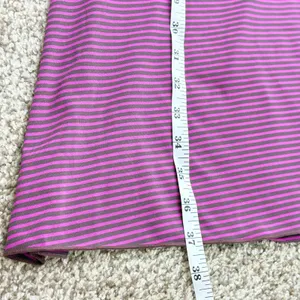 prAna Rebecca Athletic Dress Women XS‎ Purple Gray Striped Lattice Shelf Bra thumbnail 12