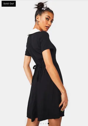 Dangerfield Butterfly Effect Dress Black Size 8 thumbnail 4