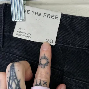 NEW Free People We The Free Doppelganger Alter Ego Wide-Leg Twisted Jeans 26 thumbnail 9