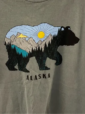 Blue 84 NWT Alaska Bear Graphic T-Shirt - Medium thumbnail 5
