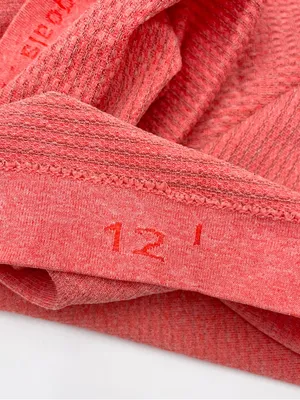 Lululemon Swiftly Tech Racerback Tank Top Size 12 Heathered Orange Coral Running thumbnail 9