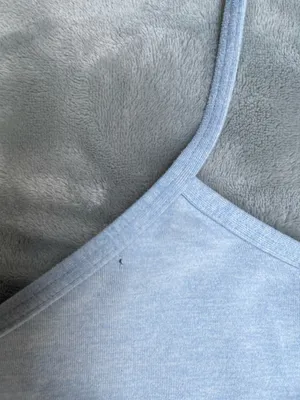 Lululemon Power Y Tank Heathered Blue Cast Women's yoga Pilates gym training thumbnail 9