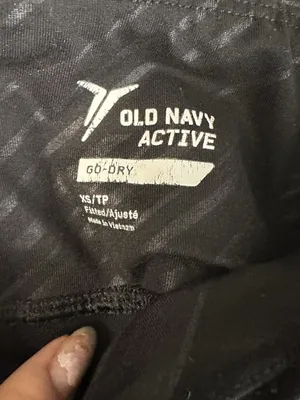 Old Navy Active Wear Leggings Capri Extra Small Petite Black Gym thumbnail 2