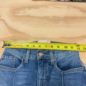 Revice Denim Star Patchwork‎ Flare Jeans Blue High Rise Size 25 Boho Festival thumbnail 11