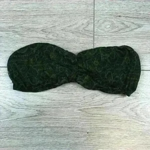 Victoria’s Secret PINK Green Strapless Bandeau Size M thumbnail 5