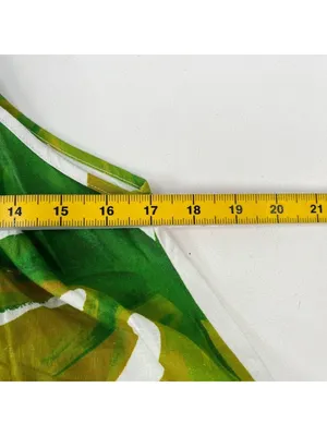 NWOT Farm Rio Linen Blend Green Leaf Print Sleeveless Maxi Dress Size XS thumbnail 12