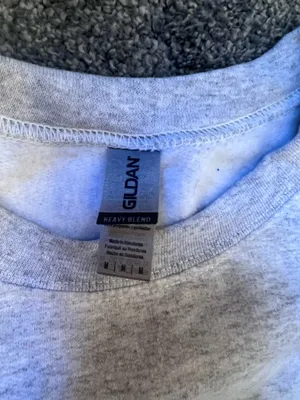 Heather grey “ Jesus has my back” crewneck thumbnail 4