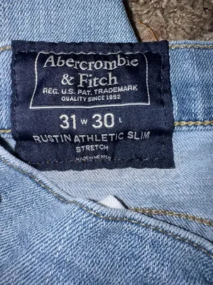 Abercrombie & Fitch Rustic Athletic Slim Stretch Womens Jeans size 31 x30 thumbnail 12