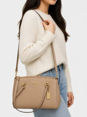 Coach Crossgrain Leather Mini Christie Carryall Handbag thumbnail 6