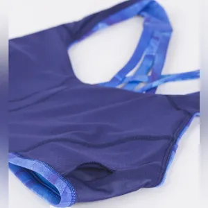 Lululemon Free To Be Tranquil Bra Midnight Tulle Multi Size 6 Sports Bra thumbnail 3