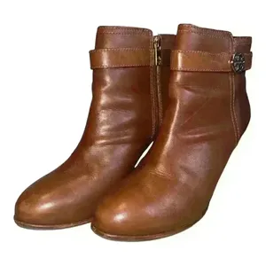 Tory Burch Brown Bristol High Heel Booties, Size‎ 10.5 thumbnail 4