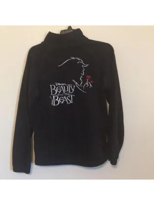 Disney Broadway Beauty and the Beast Jacket black zip up thumbnail 5