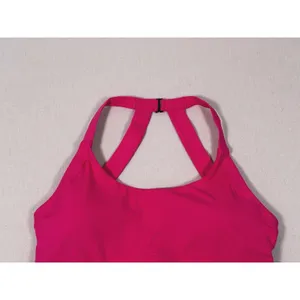Halara Criss Cross Back Sports Bra Size Large Pink Workout Athletic Fitness Gym thumbnail 4