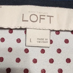 Ann Taylor Loft Long Sleeve Blouse Size Large thumbnail 4