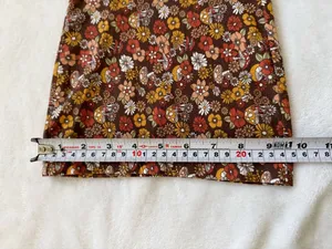 Hollister XS Floral High Rise Flare Bell Bottom Pants | Retro 70s Boho thumbnail 9