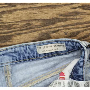 Guess 81 Womens The It Girl Distressed Skinny High Rise Jeans Light Blue 25 thumbnail 7