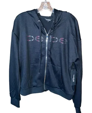 Bebe Sport rainbow nailhead hoodie thumbnail 1