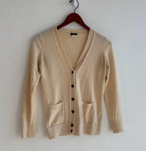 Yellow J. Crew Cardigan thumbnail 2