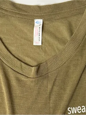 Free People Movement Ribbed Cotton Blend Boho Athletic Casual Tank Size Medium thumbnail 9