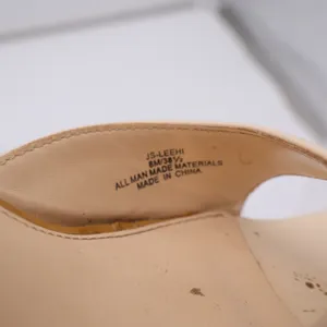 Jessica Simpson Wedge Sandals Womens 8 Leehi Nude Patent Ankle Strap Fair thumbnail 7