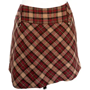 Exact Change Mini Skirt | Plaid Wool Blend Y2K thumbnail 11