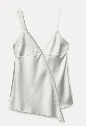 BRAND NEW  SATIN EFFECT TANK thumbnail 1