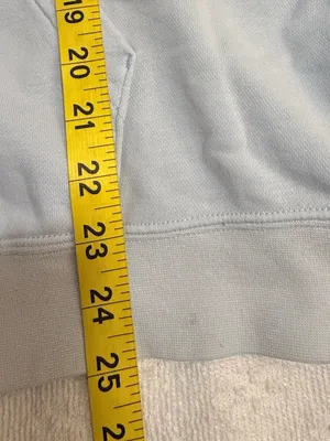 Nike Pale Blue Pullover Hoodie with Swoosh Tag thumbnail 6
