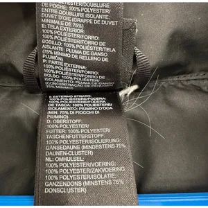 The North Face Size Small Women's Puffer Coat‎ Black Goose Down Filled Hooded thumbnail 5