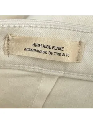Universal Thread NWT High-Rise Flare White Denim Jeans Size 00 thumbnail 7