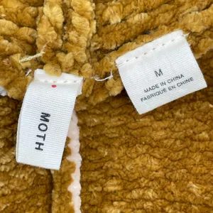 Anthropologie Gold Mustard Chenille Cardigan Soft Cozy Oversized Sweater Moth Anthro Size S thumbnail 8