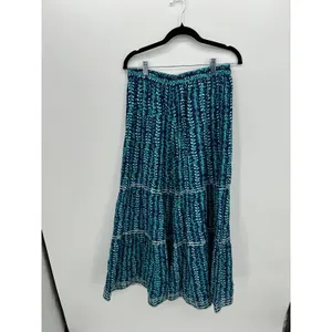 Boho Wid Leg Palooza Pants Size L Floral Gypsy Hippie Festival‎ thumbnail 2