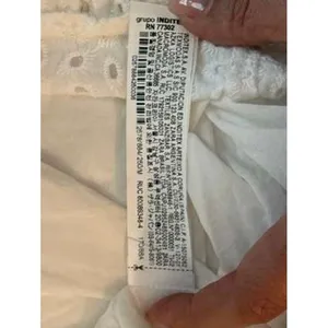 Zara Openwork Embroidered Midi Dress in White sz. M thumbnail 11