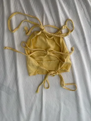PacSun Halter tie back crop top thumbnail 2