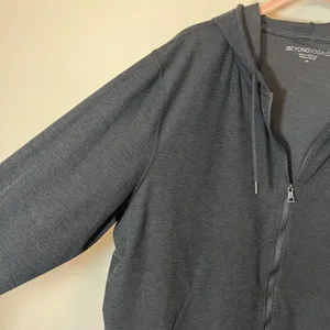 Beyond Yoga Spacedye Full Zip Hoodie Charcoal Heather Gray Women 2X Activewear thumbnail 4
