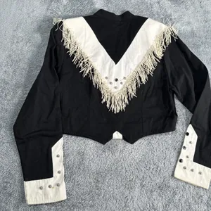 1849 Authentic Ranchwear Shirt Small USA Made Fringe Western Cowgirl Rodeo flaw thumbnail 11