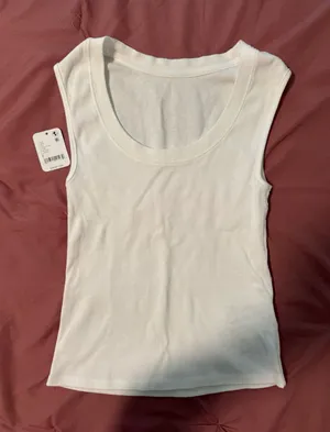 White Free People Top thumbnail 1