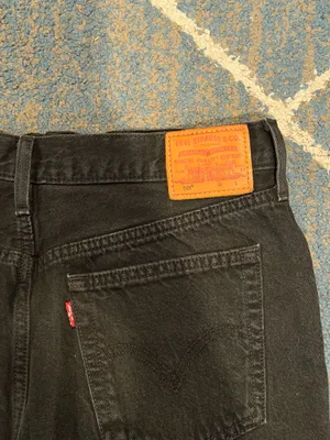 Women’s Levi’s Black Jean Shorts  thumbnail 4