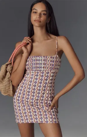 Anthropologie The Ophelia Sleeveless Linen Slim Mini Dress‎ by Maeve thumbnail 1