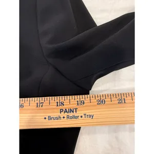 Ann Taylor Blazer Suit Jacket Women's Size 8 Black Notch Lapel Single Breasted thumbnail 6