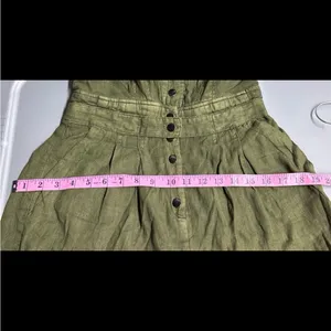 Free People City's Edge Romper Dried Basil. Size Medium but see measurements. thumbnail 8