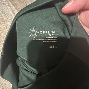 Aerie green criss cross leggings‎ size XS thumbnail 7