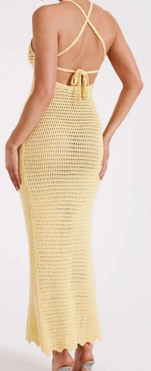 Meshki Yellow Maxi Dress thumbnail 2