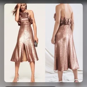 C/Meo Collective metallic sequin midi dress thumbnail 11