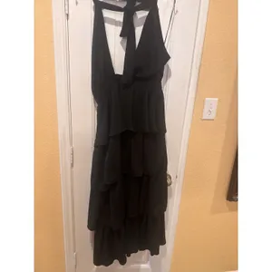 ENDLESS ROSE BLACK TIEREDDress Size 12 thumbnail 7
