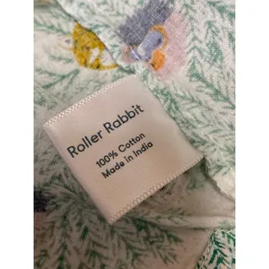 Roller Rabbit Women's Green Palm Tree Button Down Sleepwear Shirt Pajama Top XL thumbnail 6