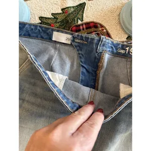 Gap 1969 Denim Skirt Blue Stone Wash Straight Pencil 29 thumbnail 6