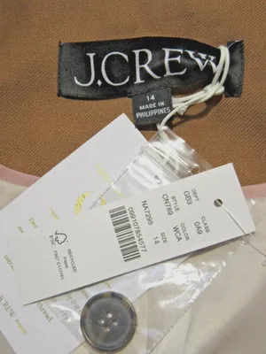 NWT J.Crew Standing Collar Blazer in Warm Camel Wool-blend Flannel Jacket 14 thumbnail 6